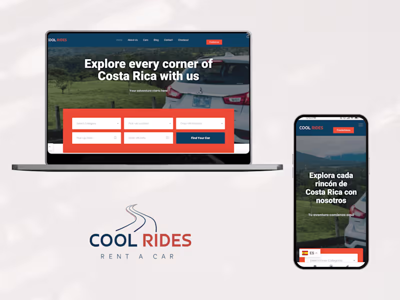 Cover image for Cool Rides | Brand Identity & Website Design