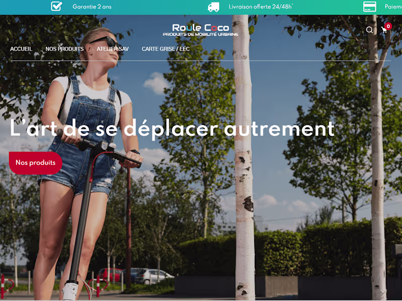 Cover image for Roule Coco - Electric Scooter
