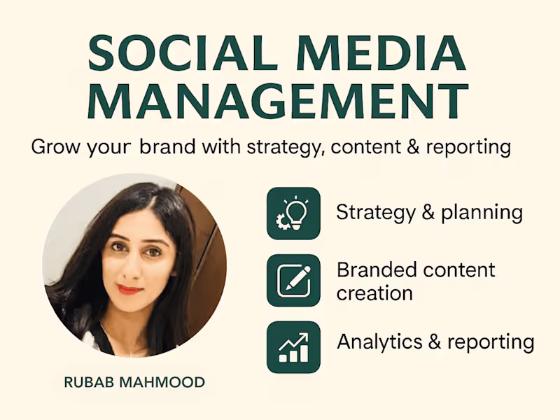 Cover image for Grow Your Brand with Expert Social Media Management