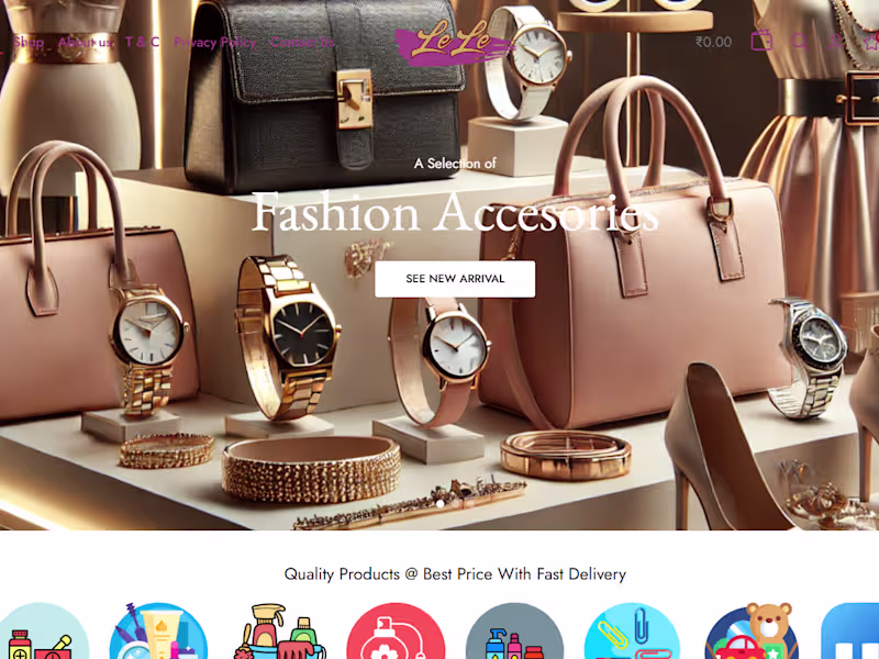 Cover image for E-commerce Development for Lele India