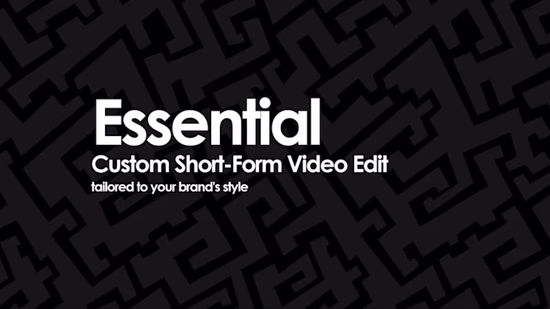 Cover image for Custom Short-Form Video Edit