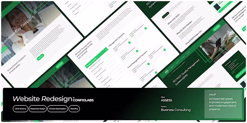 Cover image for Assess Website Redesign & Development