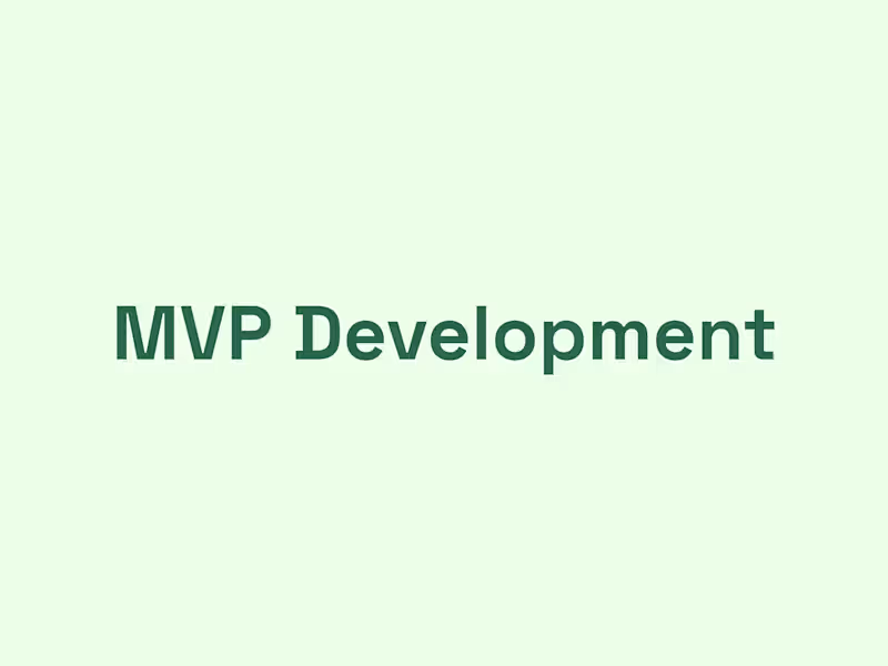 Cover image for MVP development (6 weeks)