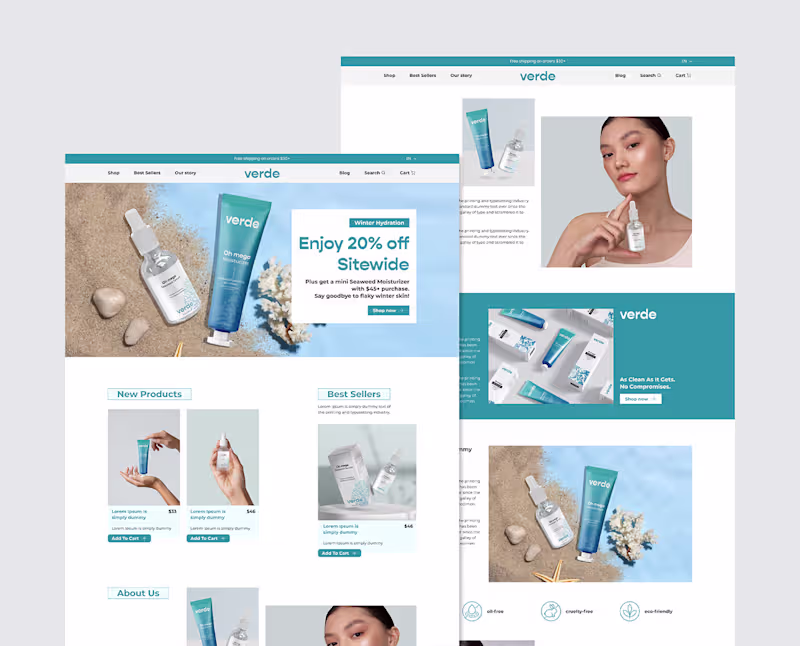 Cover image for Verde website :: Behance