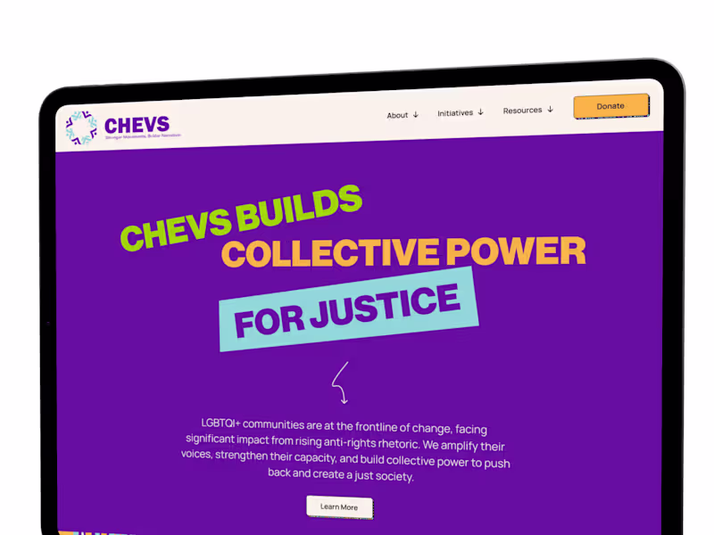 Cover image for Website Redesign for CHEVS