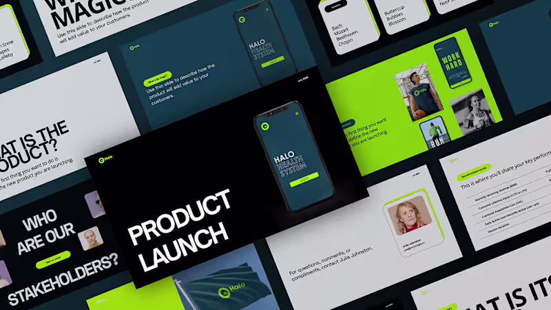 Cover image for Halo - Pitch Deck Presentation:: Behance