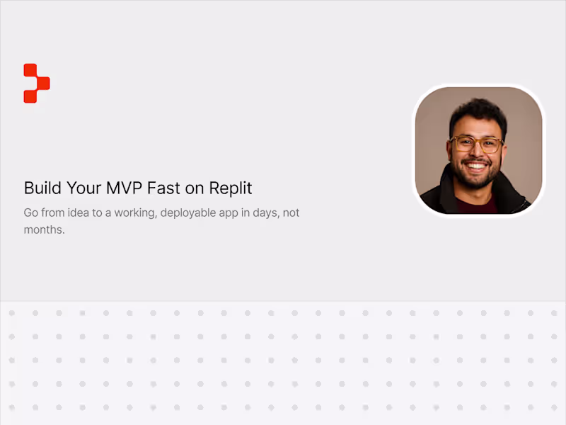 Cover image for MVP Web App or AI Tool in 1 Week