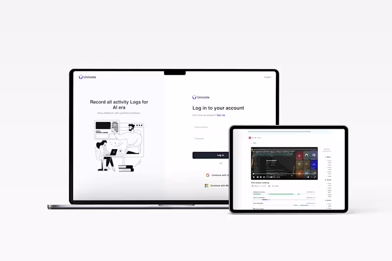Cover image for Uninote Meeting Intelligence Platform Development
