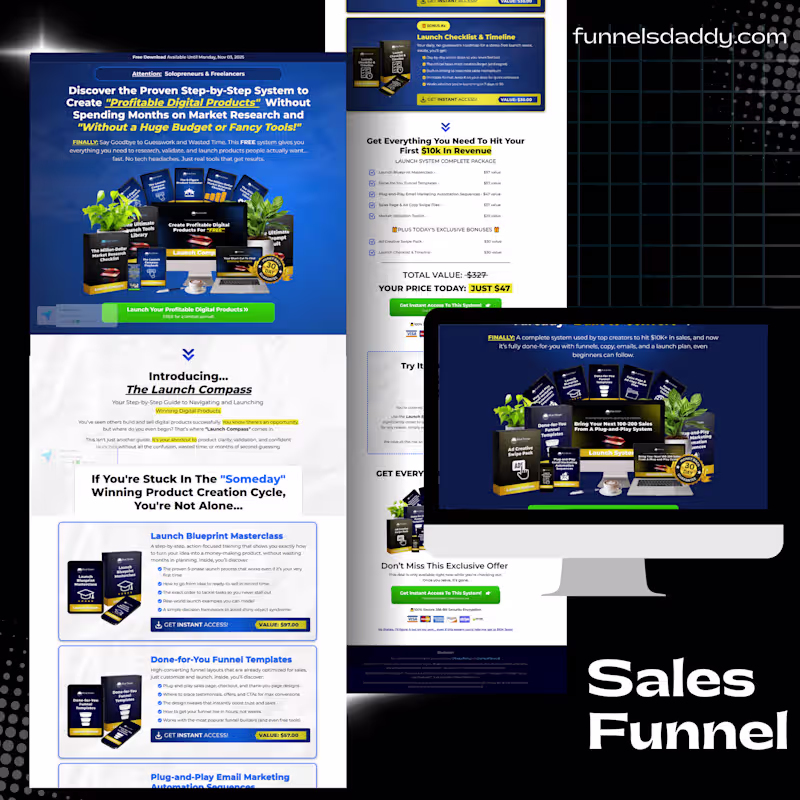 Cover image for I have just completed a 6-step sales funnel for info-product...