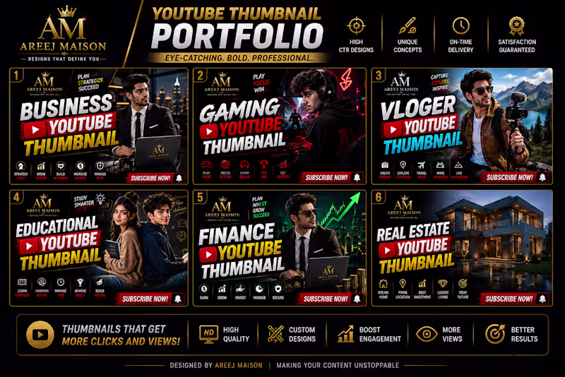 Cover image for YouTube thumbnail design 