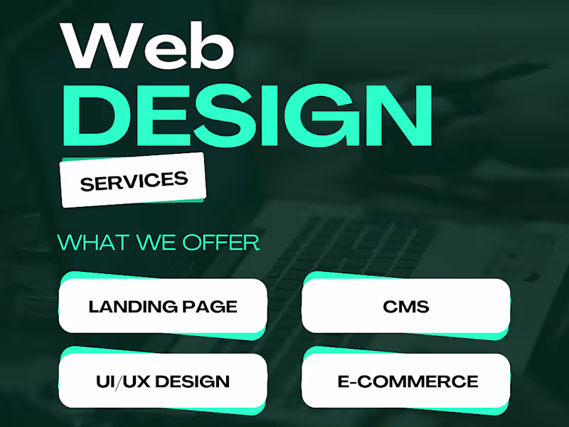 Cover image for Custom end to end web development 