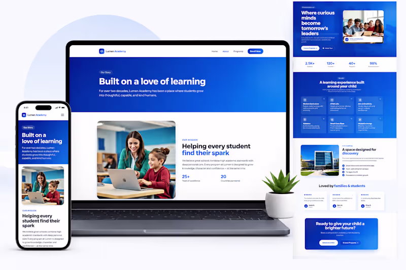 Cover image for Lumen Academy – Modern Educational