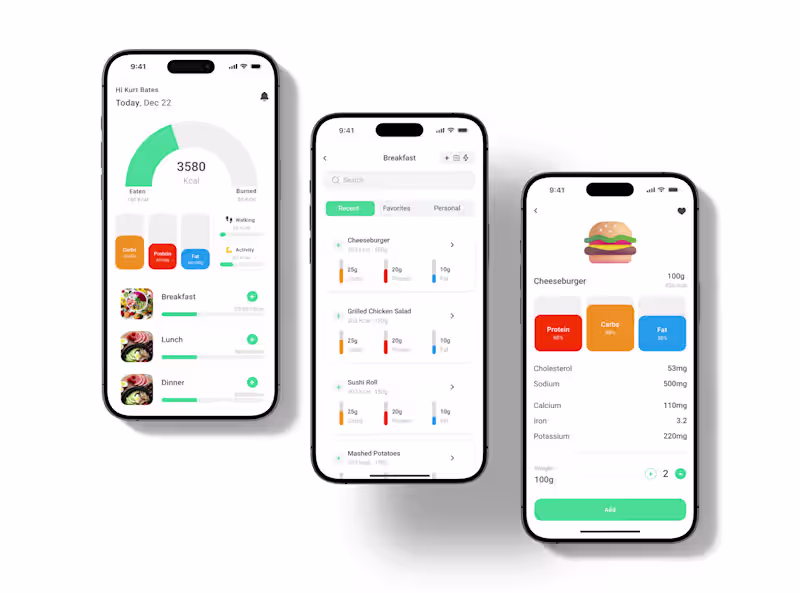 Cover image for Wrapped up nutrition tracking app ✨