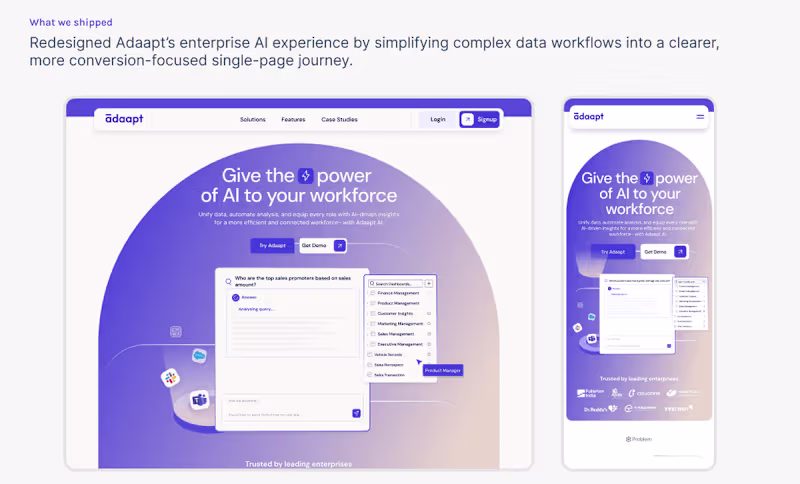 Cover image for Website for enterprise AI for Workforce Analytics