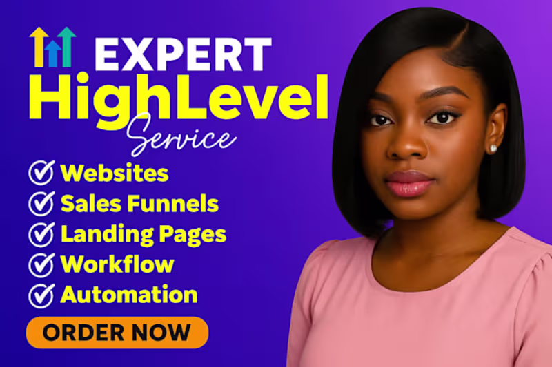 Cover image for I will do gohighlevel ai chatbot, ghl landing page, botpress