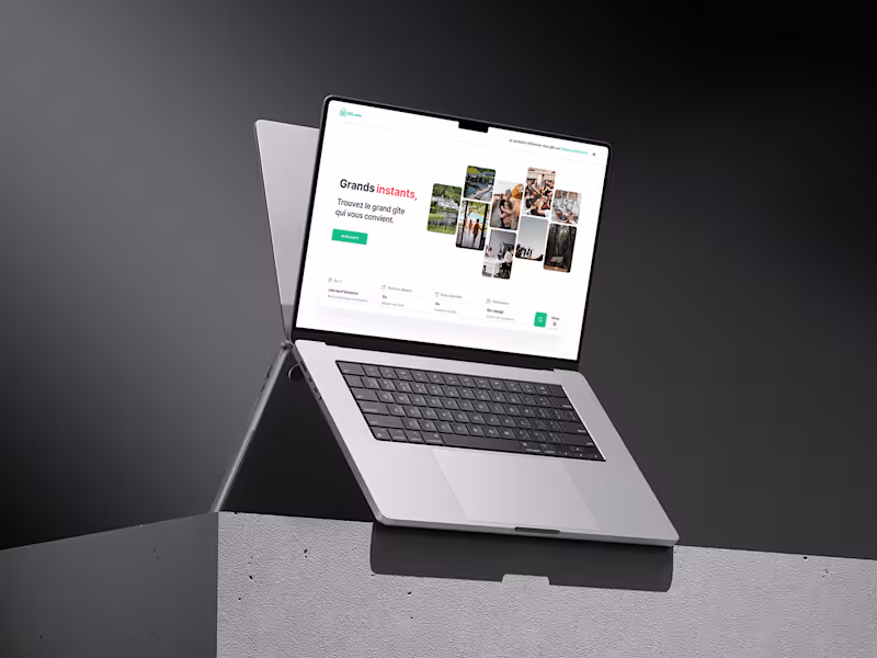 Cover image for Grands Gîtes - Refonte UX UI - Desktop & mobile