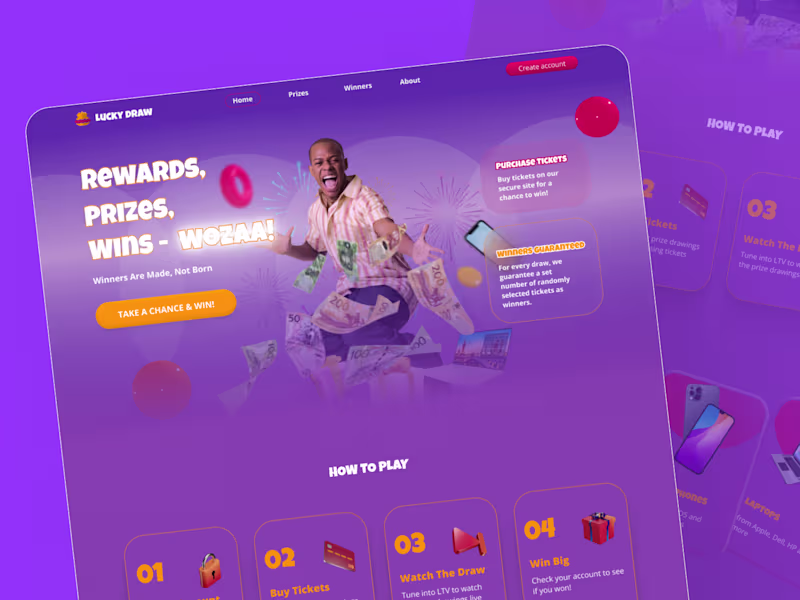 Cover image for Bringing an Online Lottery Website to Life for Canis Lesotho