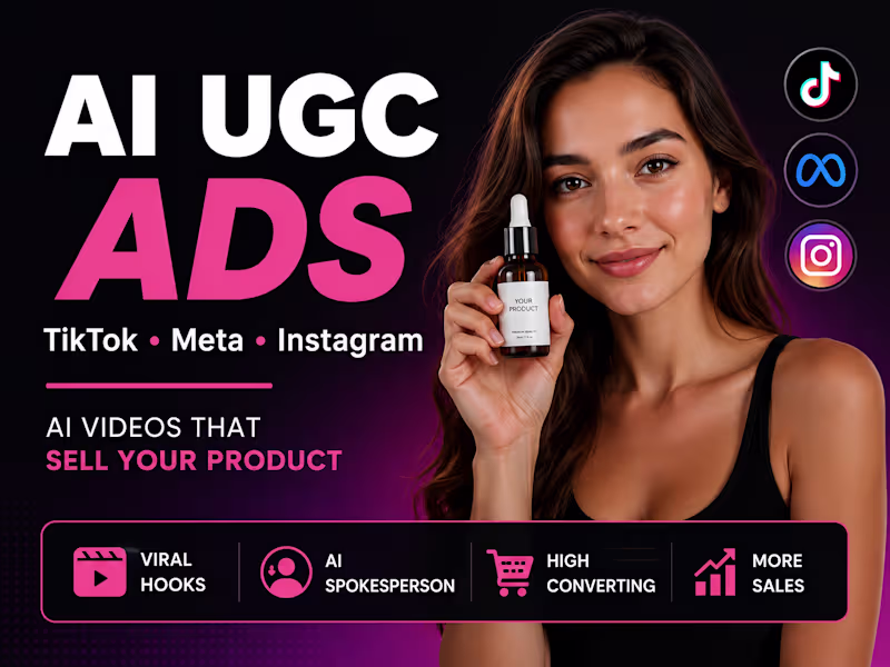 Cover image for AI UGC Video Ads for TikTok & Meta