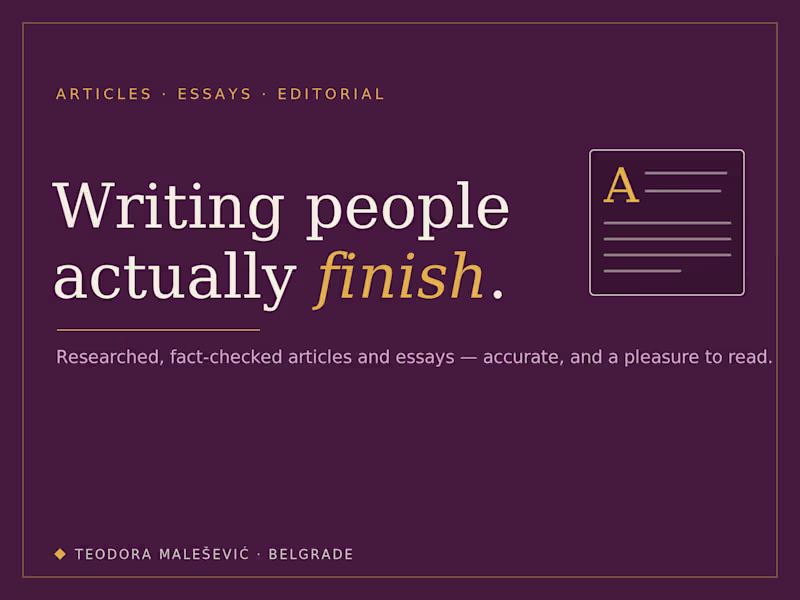Cover image for Article & Editorial Writing 