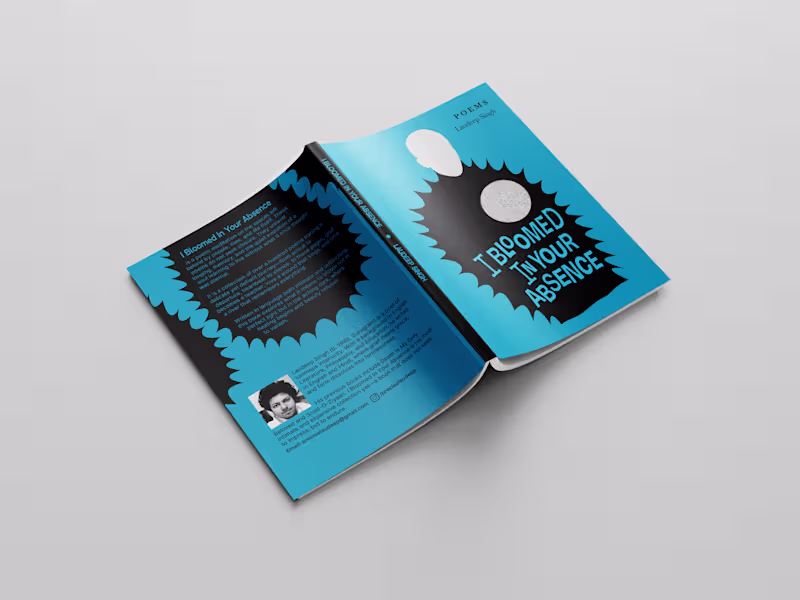 Cover image for Minimalist Book Cover and Illustrations for Poetry Collection