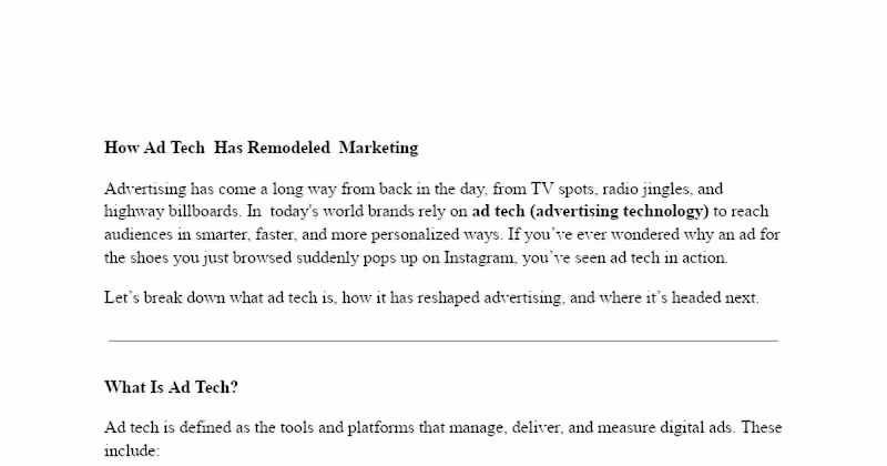 Cover image for The Evolution and Future of Advertising Technology
