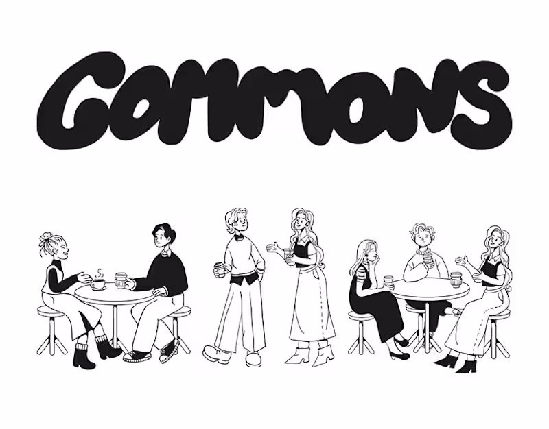 Cover image for COMMONS - Cafe Brand Identity Design