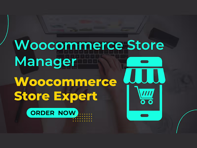 Cover image for wordpress ecommerce website ecommerce store with woocommerce