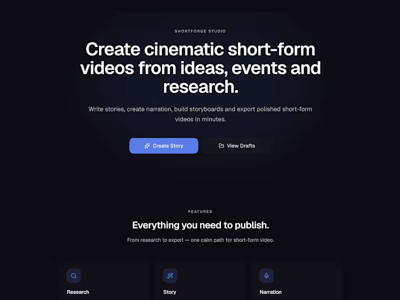 Cover image for GitHub - Desh-Deepak911/ShortForge-Studio: From match to viral …