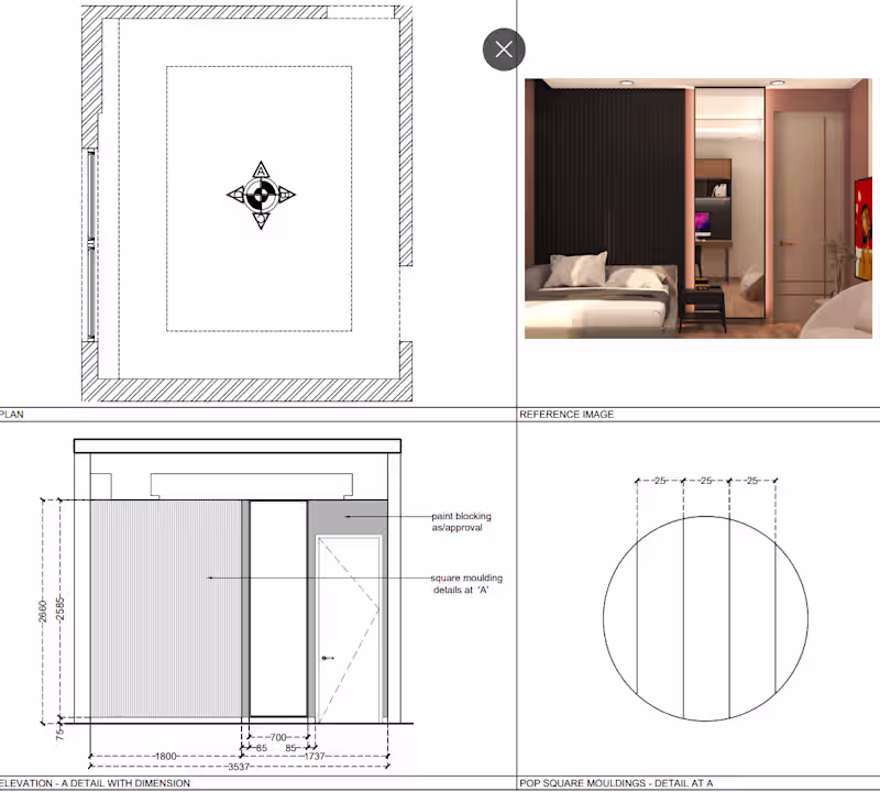 Cover image for WORKING DRAWINGS - Auto CAD