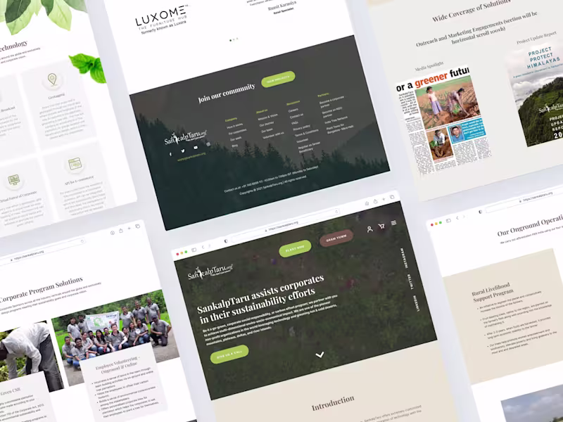 Cover image for Sankalp Taru Website design Case Study