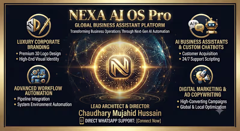 Cover image for I will setup NEXA AI OS Pro - Global Business Assistant Platform