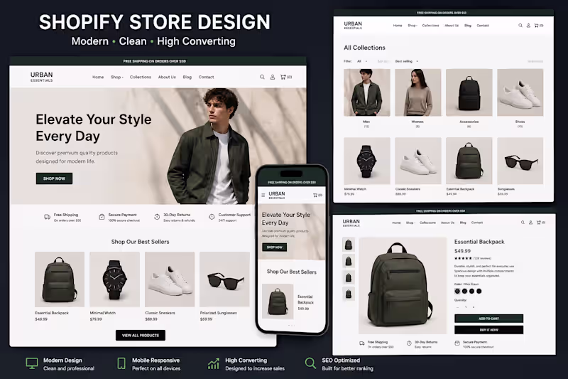 Cover image for Professional Shopify Store Setup