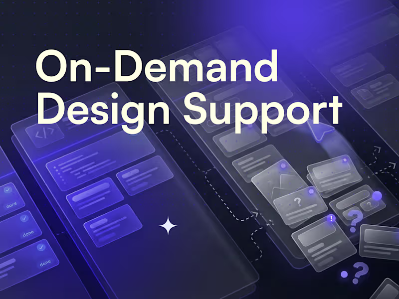 Cover image for On-Demand Design Support