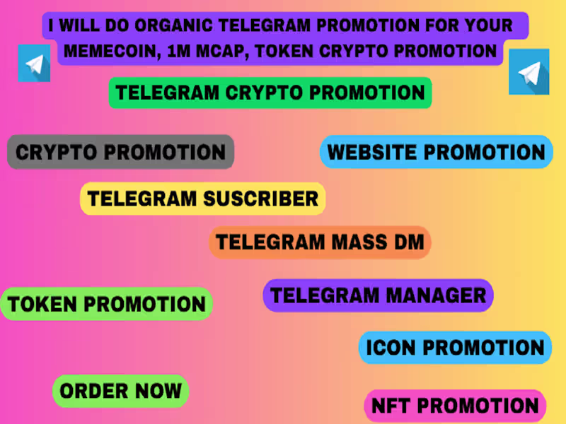Cover image for I will do telegram crypto admin , With active moderator growth