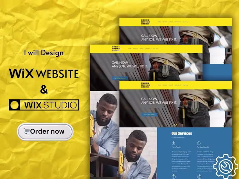 Cover image for You will get wix to wix studio expert, wix website redesign