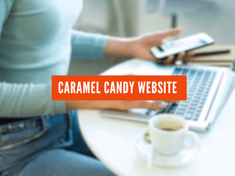 Cover image for Caramel Candy Website