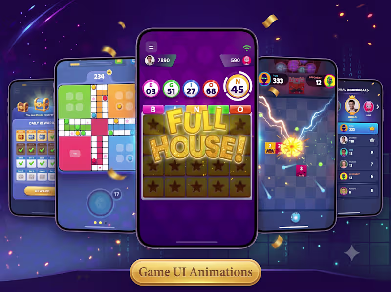 Cover image for Game UI Animation, VFX & Unity Handoff