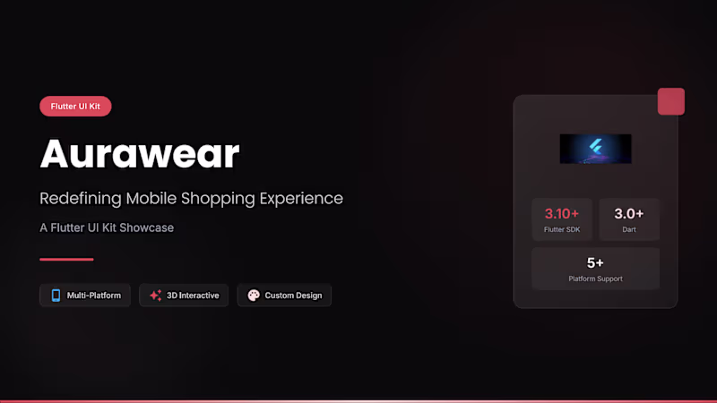 Cover image for Flutter E-Commerce Shopping App with Firebase Auth