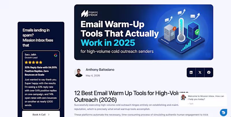 Cover image for Marketing Consultant – Mission Inbox