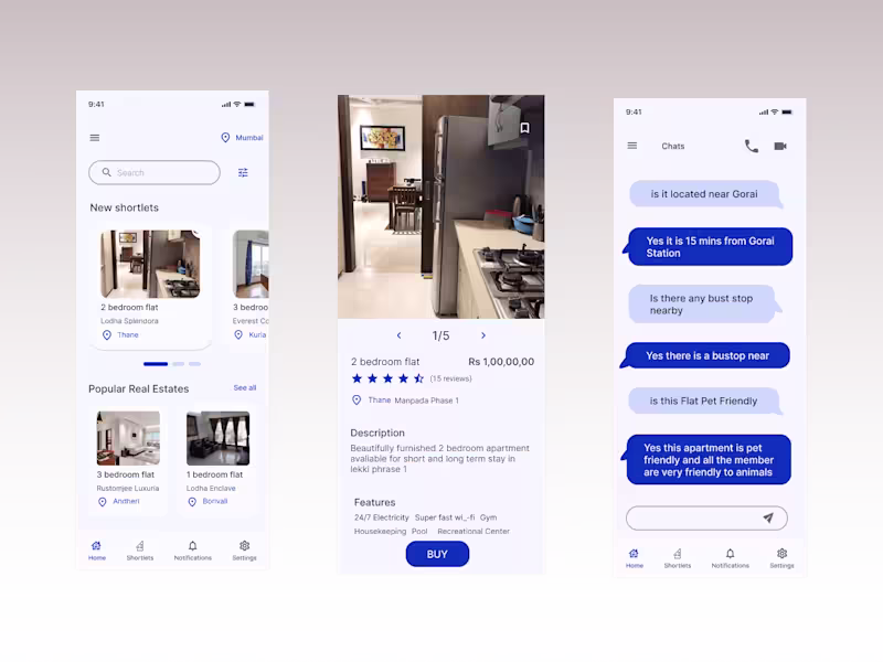 Cover image for Built a Real Estate Listing App