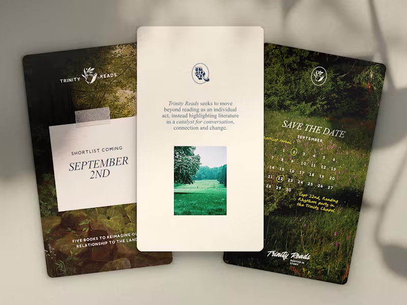 Cover image for Trinity Reads Brand Identity Design