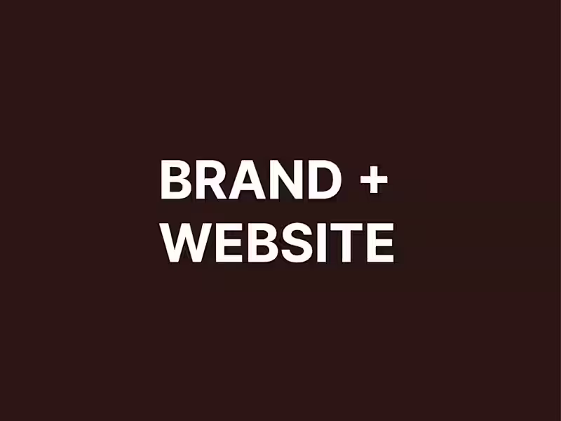 Cover image for Brand Identity + Webflow Website