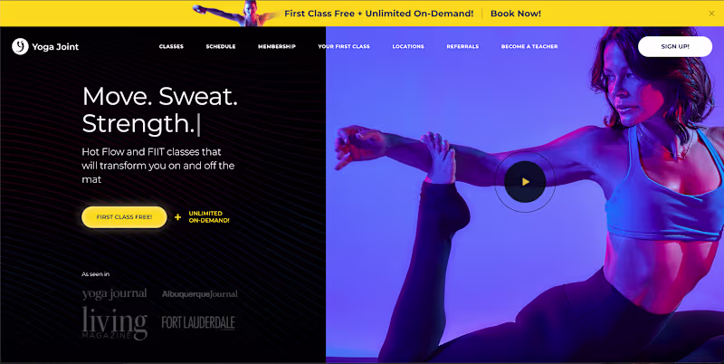 Cover image for YogaJoint, Full Stack Fitness SaaS