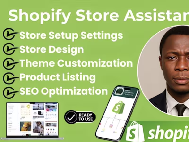 Cover image for I will design, set up, and launch your Shopify eCommerce store