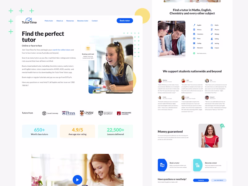 Cover image for Tutoring Marketplace with Student, Tutor and Admin Workflows