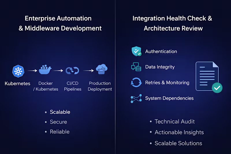 Cover image for Enterprise Automation & Middleware Development