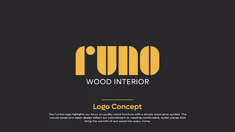 Cover image for Runo Wood Interior | Logo & Branding Guideline