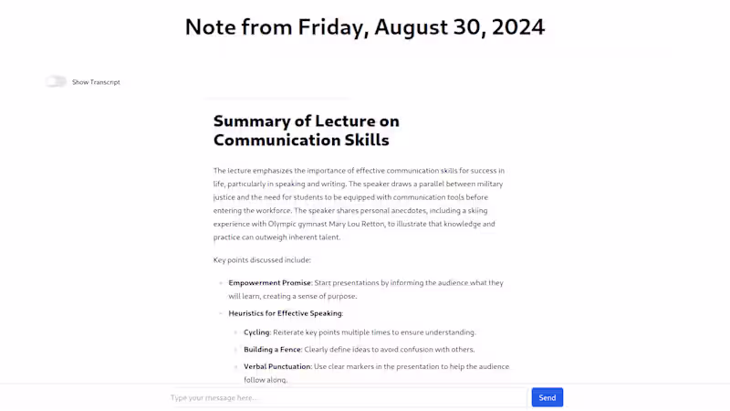 Cover image for AI-Powered Note Taker