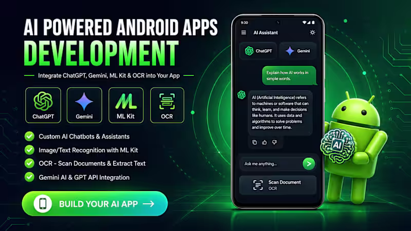 Cover image for Build intelligent Android applications with
