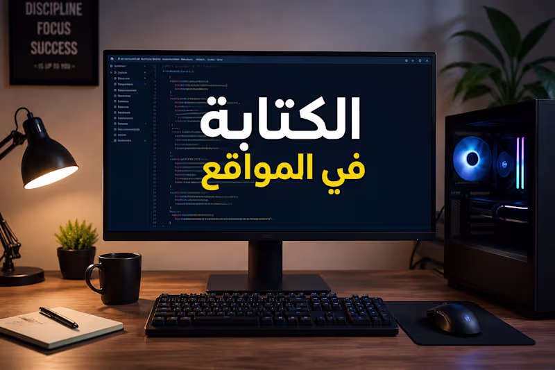 Cover image for كاتب لمواقع 